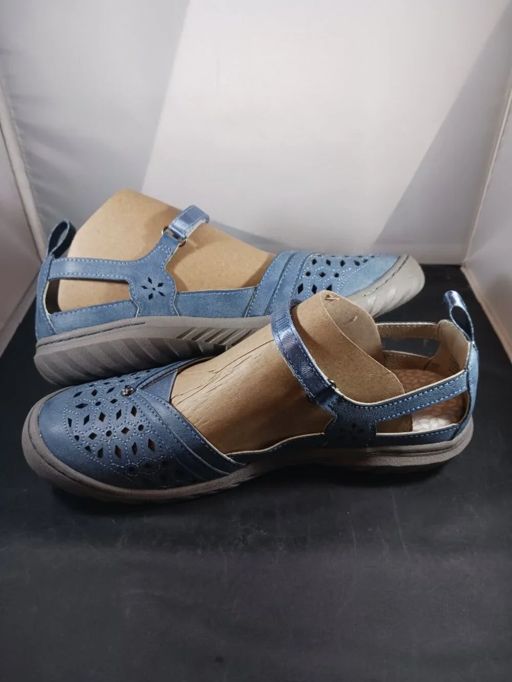 JBU Jambu Women's Loafer Shoes Rosemary Classic Mary Janes Blue Size 8.5M